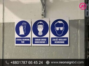 Industrial Safety Signage for Workplace Protection