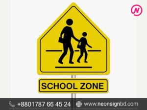 Customized Printable Safety Signage for School Safety