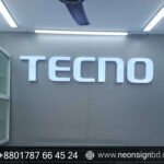 Acrylic Signage with Light