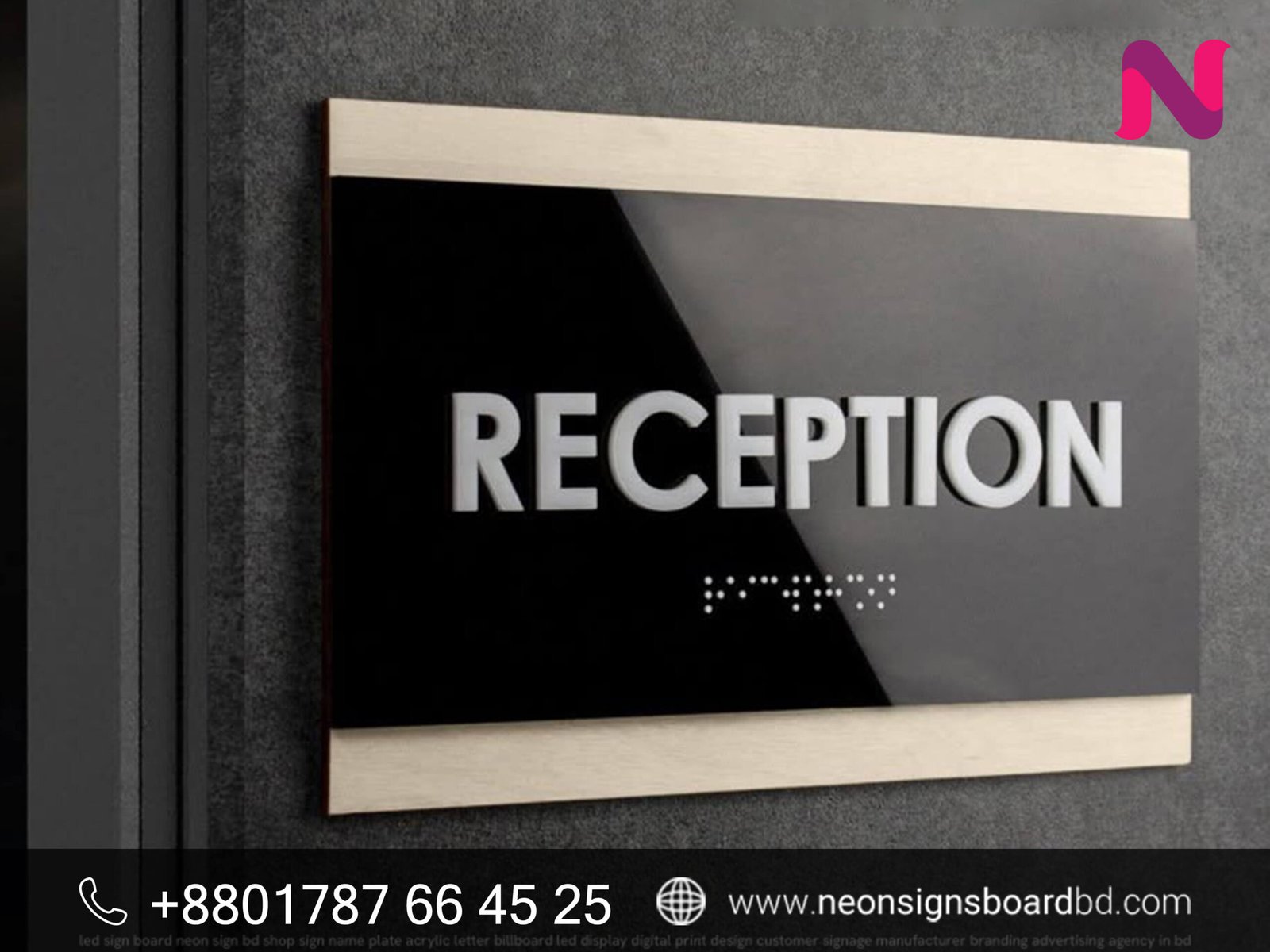 Simple Office Door Name Plate Near Me | Best Price